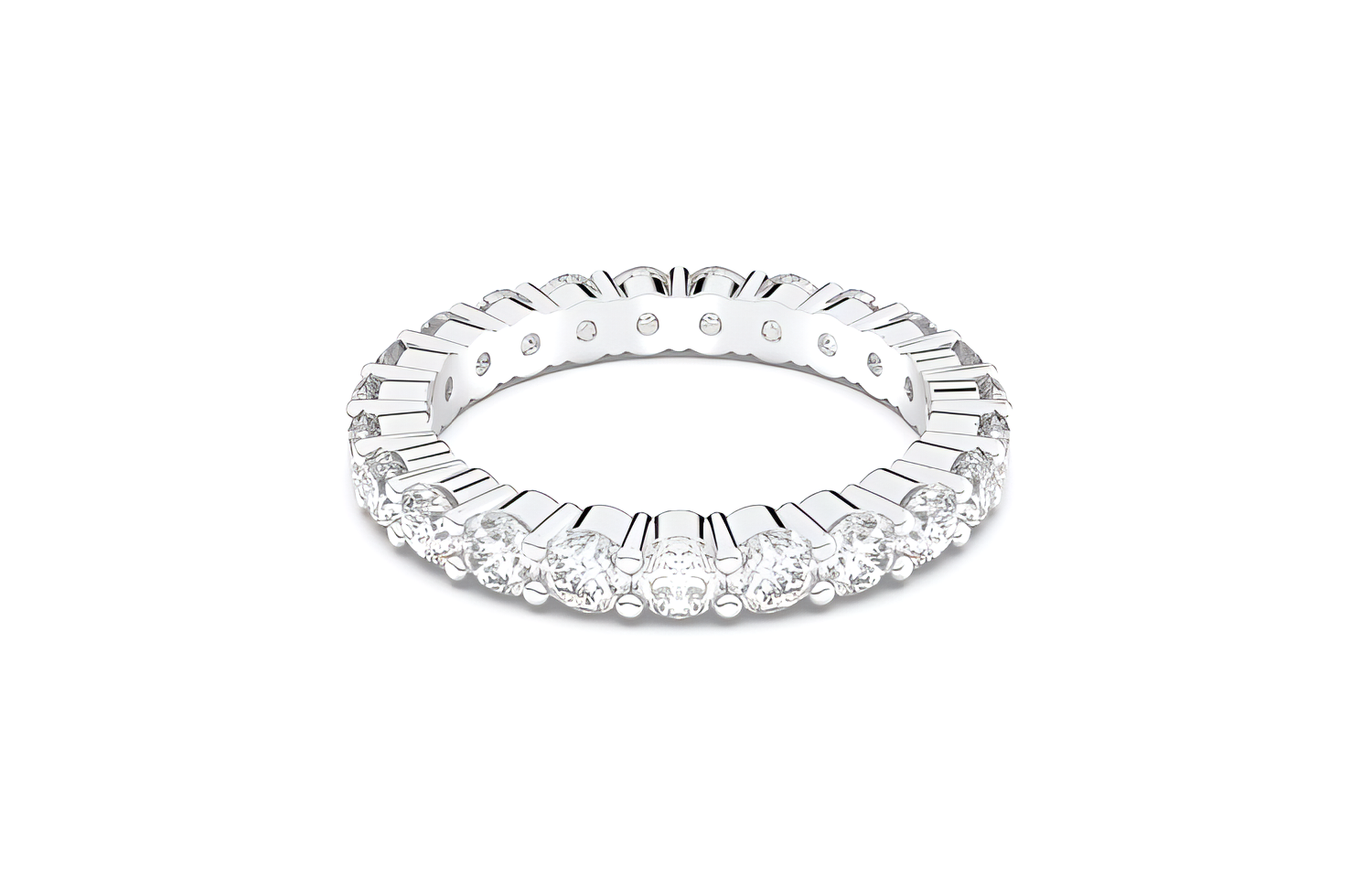 Женское кольцо Swarovski Matrix (серебристое)
