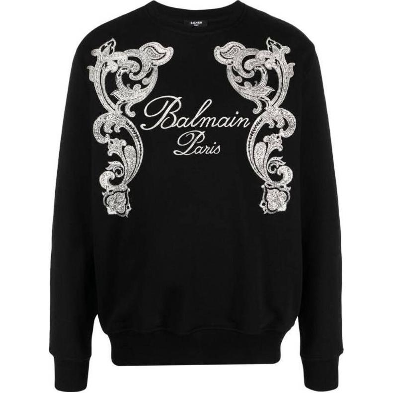 Мужской свитшот BALMAIN (черный)