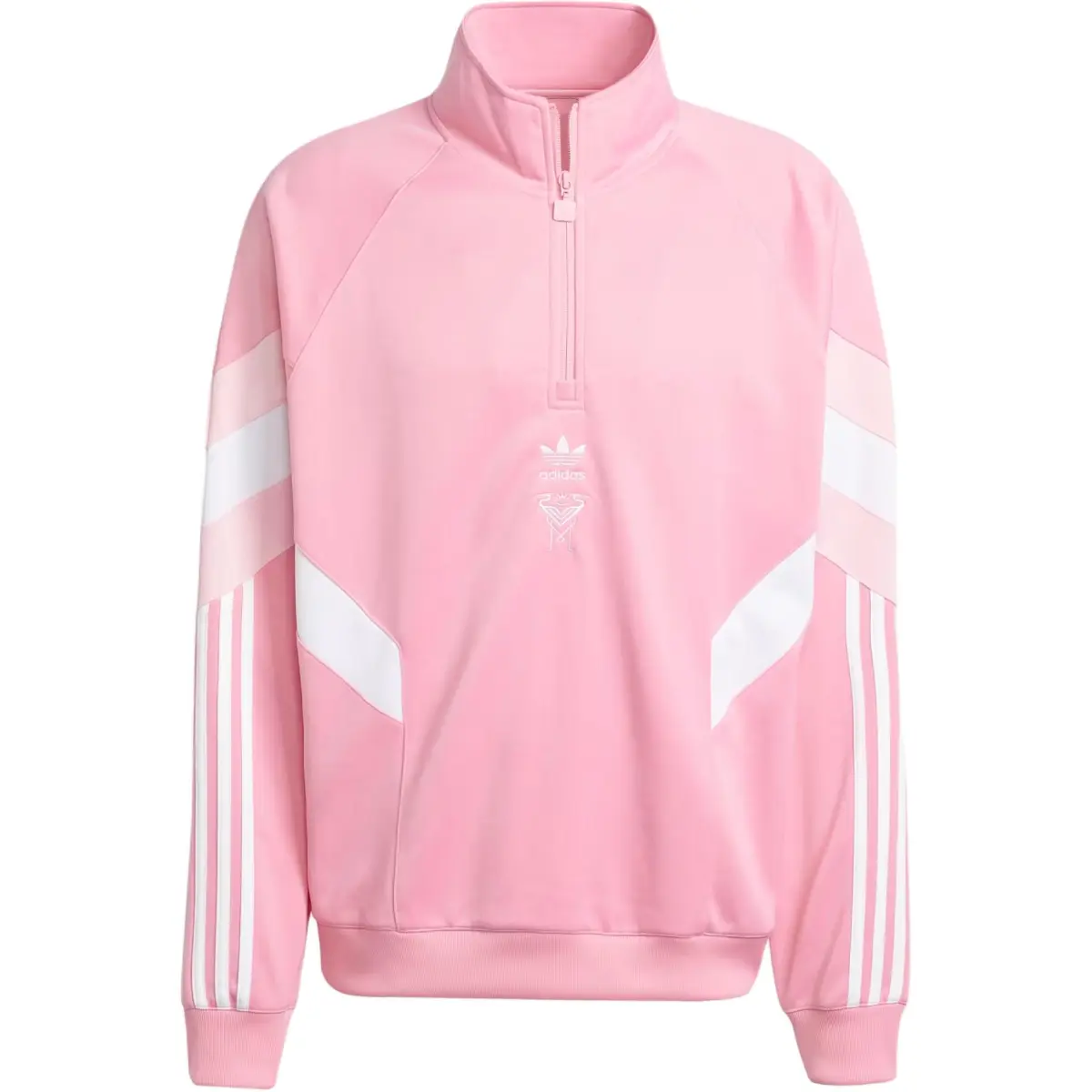 Adidas Originals Inter Miami Cf Originals Half Zip Crew Sweatshirt