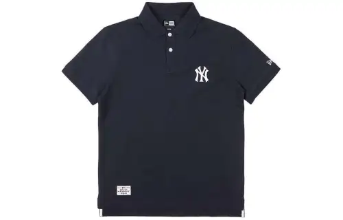 New Era MLB, trend summer polo, shirt for men and women, with short sleeve, American style
