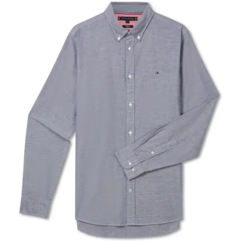 Tommy Hilfiger Shirt Men's Blue Gray