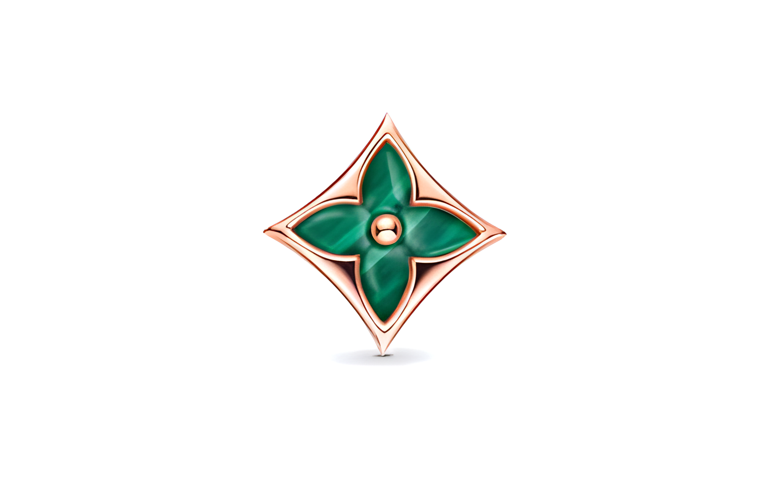 Женские серьги Louis Vuitton (зеленые)