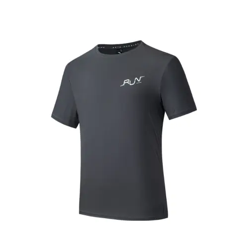 Anta Running Collection T Shirt Men's Castle Gray