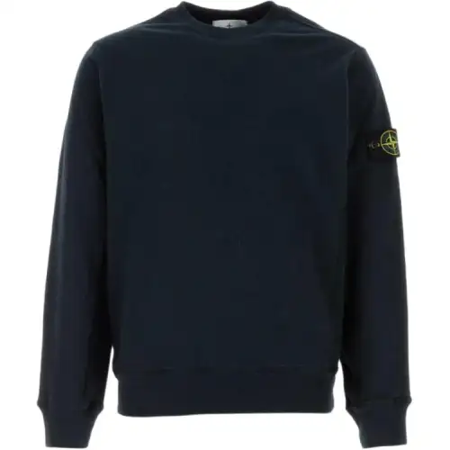 Stone Island Logo Patch Crewneck Seatshirt