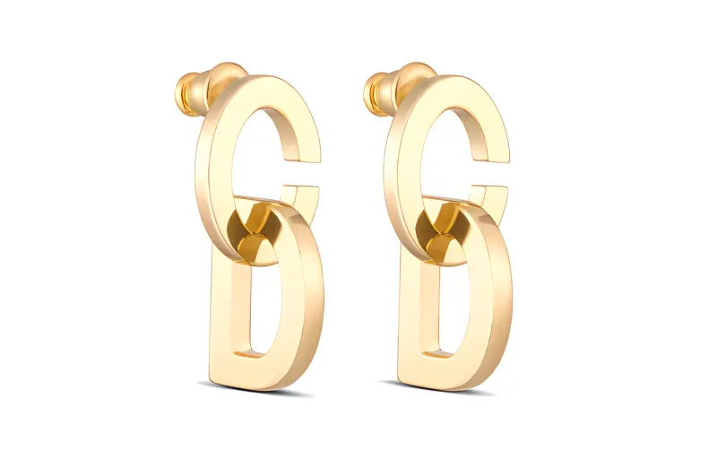DIOR Earrings Women's Gold