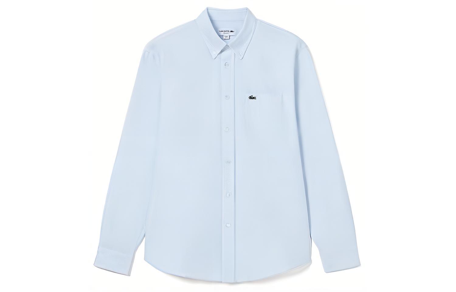 Мужская рубашка LACOSTE LACOSTE FW23 (светло-голубая)
