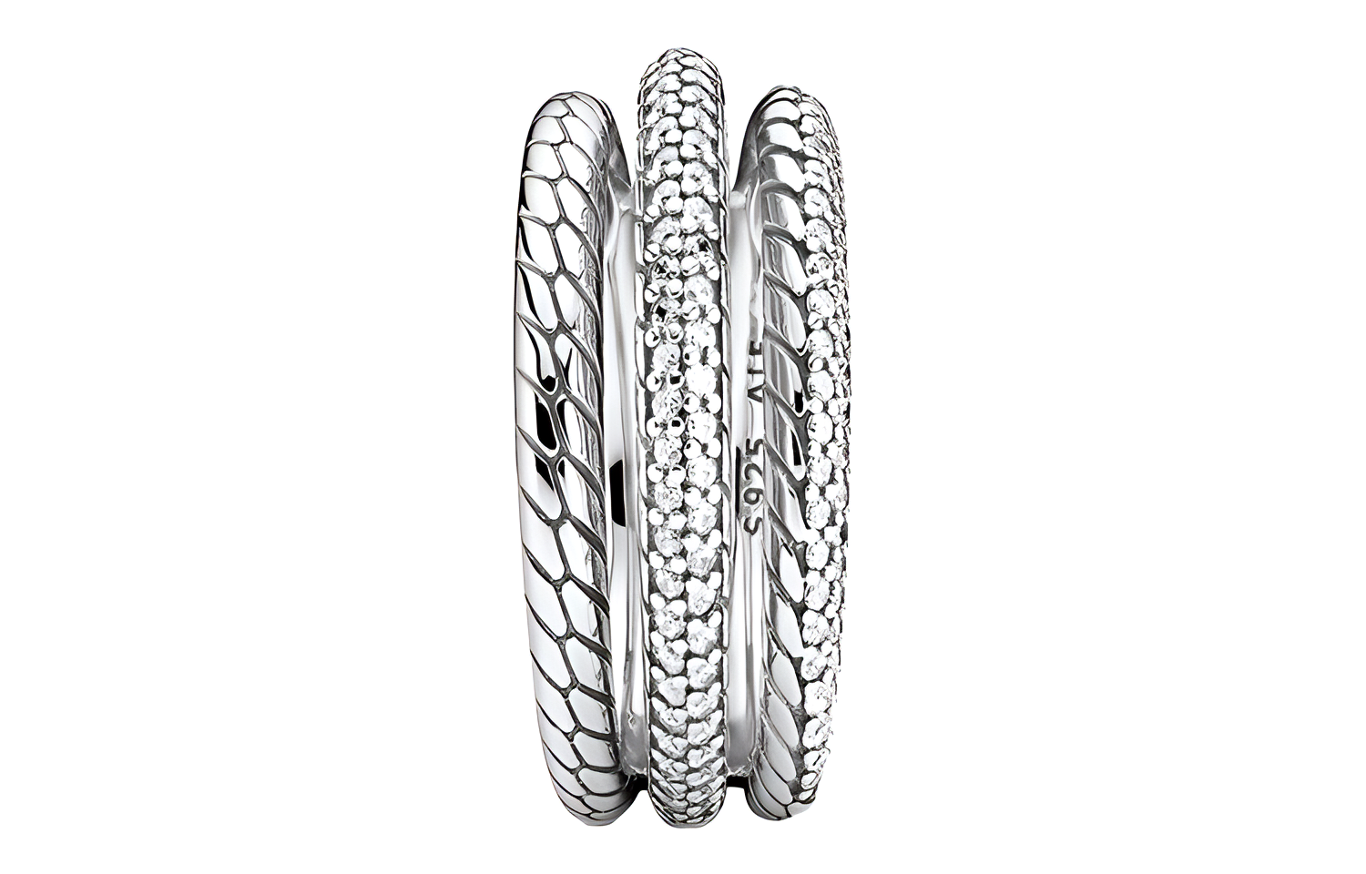 Кольцо Pandora Pavé 925 (серебряное) — фото 4