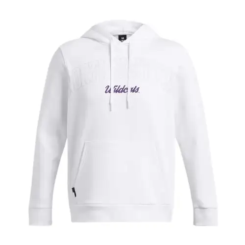 Under Armour EssentialCollegiate Fleece Comfortable Fashion Minimalist Style Fleece Lined Sweatshirt Men's White