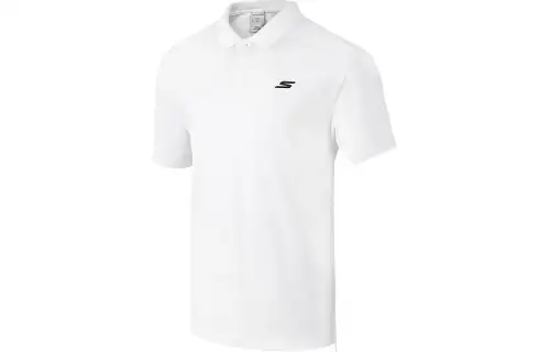Skechers Polo Shirt Men's Bright White