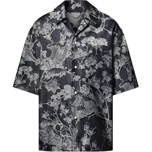 LOUIS VUITTON Short-Sleeved Denim Shirt
