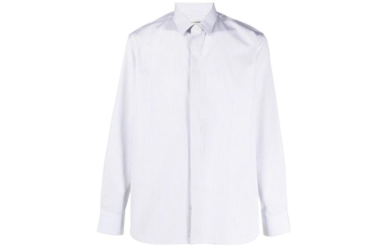 SAINT LAURENT Pinstriped Cotton Shirt