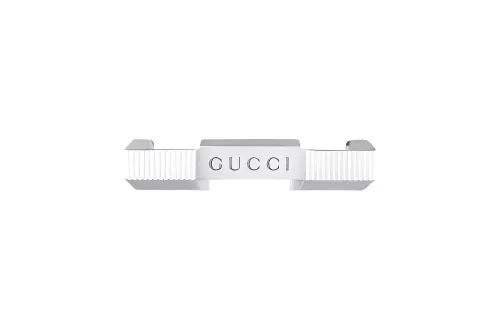 GUCCI Link To Love Series Rings Unisex Silver