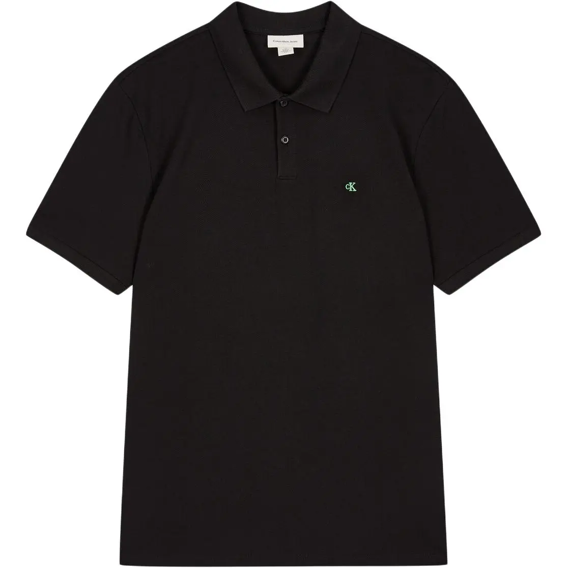 CALVIN KLEIN SS25 Polo Shirt Men's Black