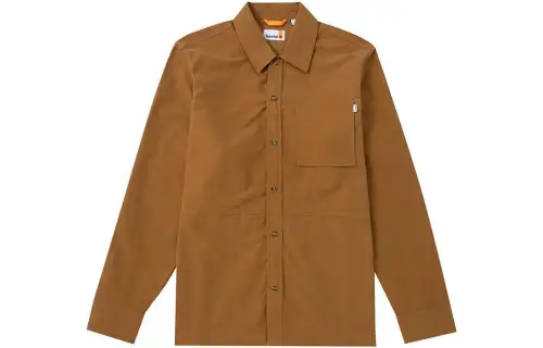 Timberland Shirts Men's Khaki Lapel Moderate Other