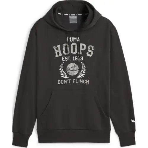 PUMA Sweatshirts Unisex Black Hooded Moderate Regular
