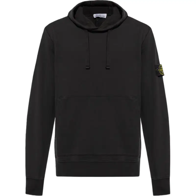 STONE ISLAND Fleece Garment Dyed Hoodie