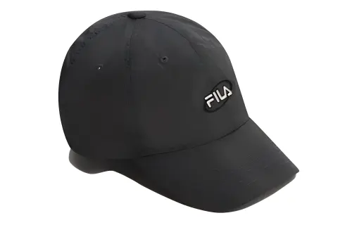 FILA Nylon Baseball Caps Unisex Black