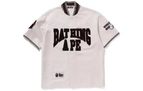 A BATHING APE Shirts Men's Stand Collar Moderate Other