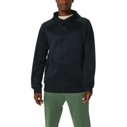 ASICS Sweatshirts Men's Black Hooded Moderate Regular