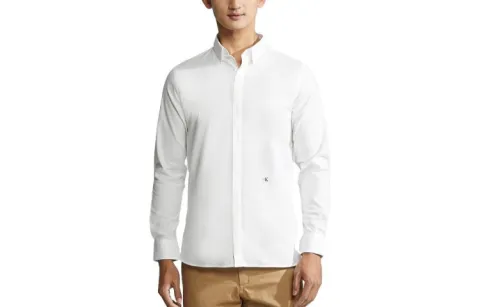 Calvin Klein Shirts Men's YAF-Moon White Moderate Other