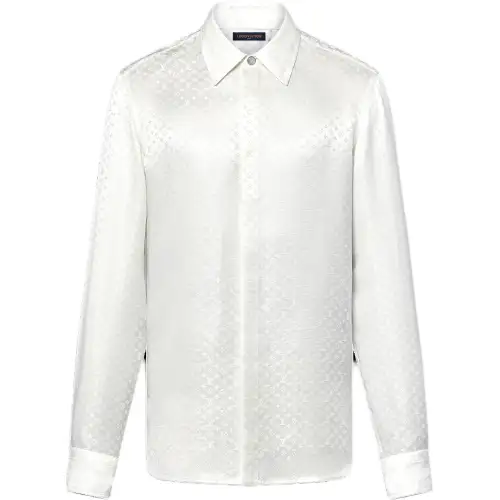 LOUIS VUITTON Mini Monogram Silk Evening Shirt