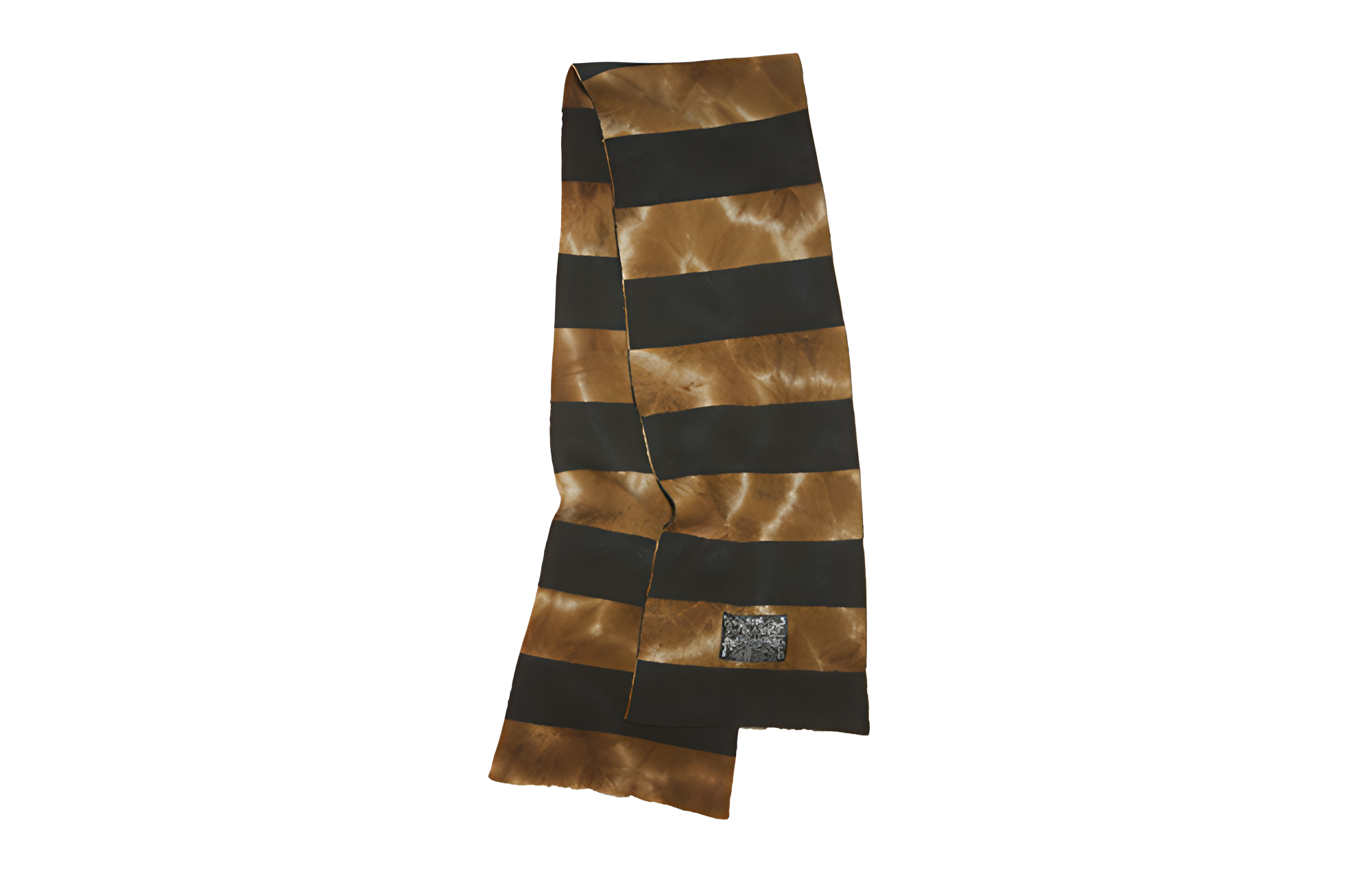 Женский шарф Acne Studios Stripe (коричневый)