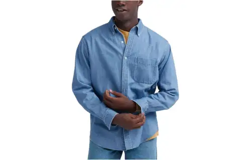 UNIQLO Shirts Men's Sky Blue Moderate Other