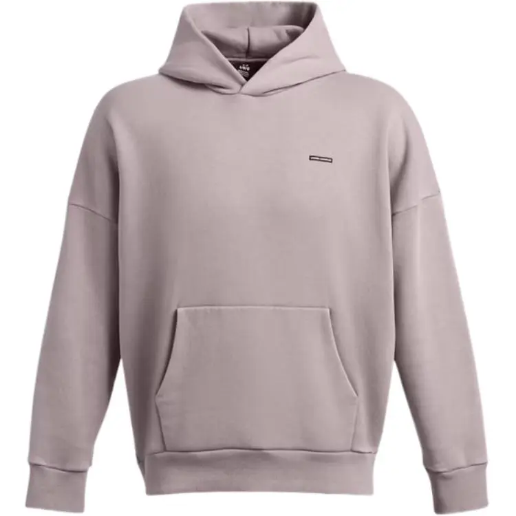 Under Armour Icon Men's UA Icon Heavyweight Fleece Wash Oversized Hoodie Sweatshirt Men's Gray