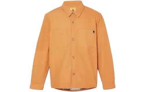 Timberland Shirts Men's Yellow Lapel Moderate Shirt