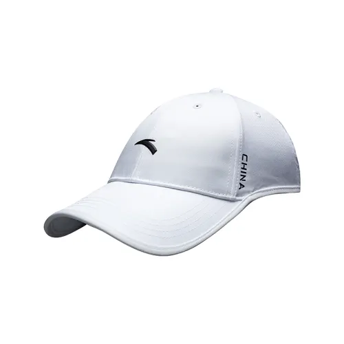 Anta Anta CHN Commuting casual moisture-absorbing and quick-drying soft wool peaked cap Unisex couple style Paper Sapphire White