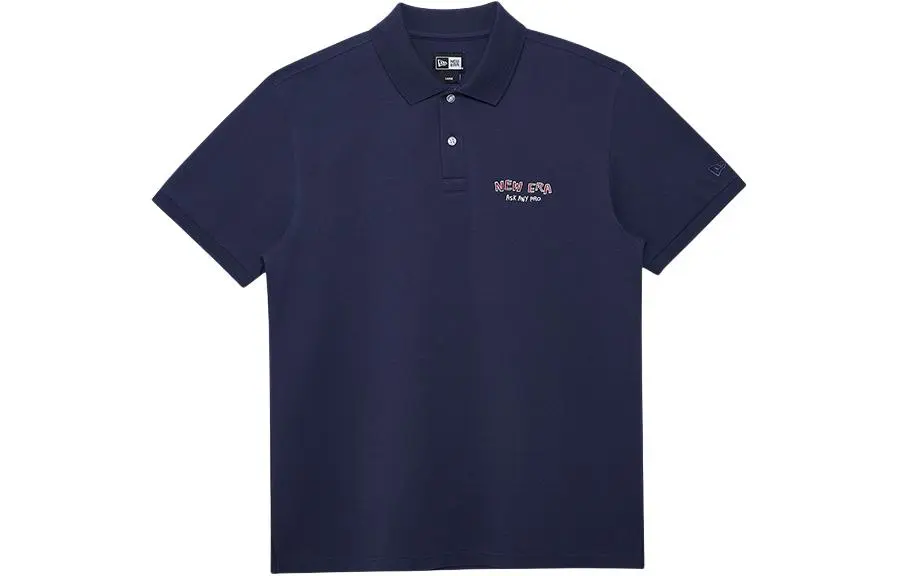 New Era SS24 Polo Shirt Unisex Navy Blue