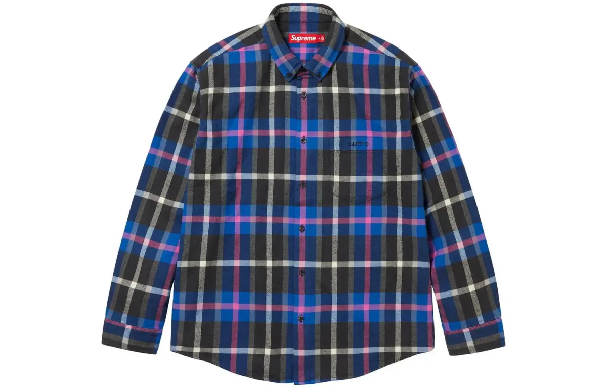 Supreme Plaid Flannel Shirt FW23