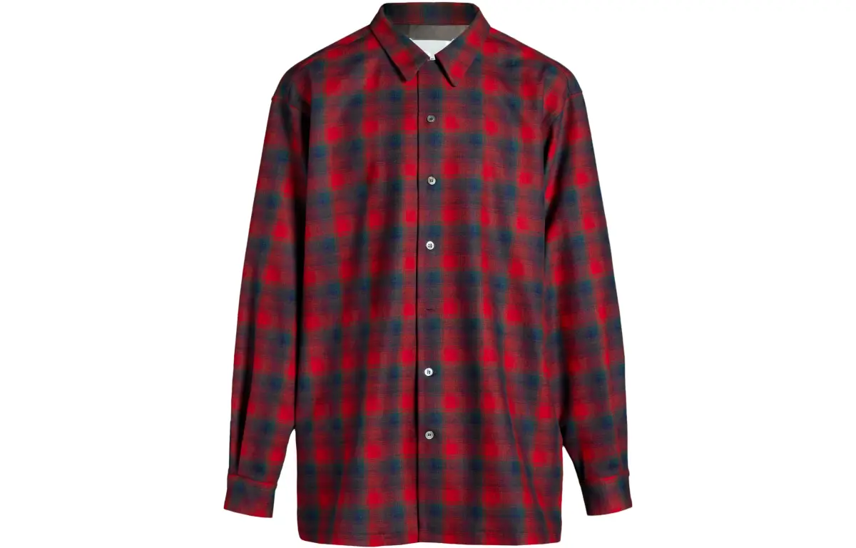 Maison Margiela Pendleton Checked Oversized Shirt