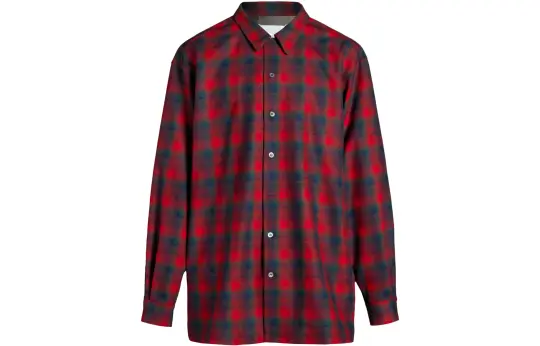 Maison Margiela Pendleton Checked Oversized Shirt