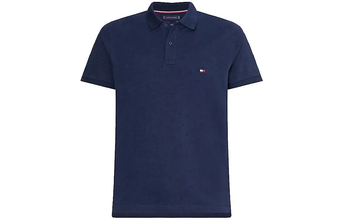 Tommy Hilfiger Polo Shirt Men's Navy Blue