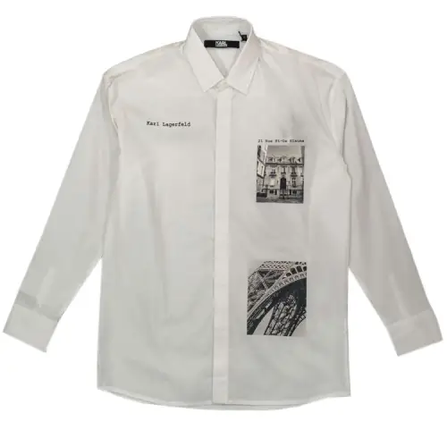 KARL LAGERFELD / Karl Lagerfeld Jeans Shirt Men's White