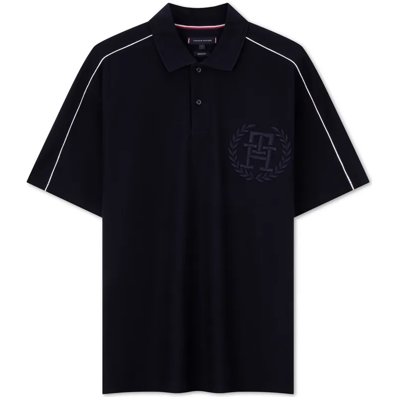Tommy Hilfiger Polo Shirt Men's Navy Blue