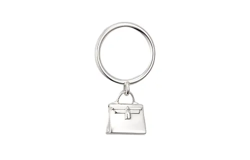 HERMES Kelly 925 Sterling Silver Rings Women's Silver