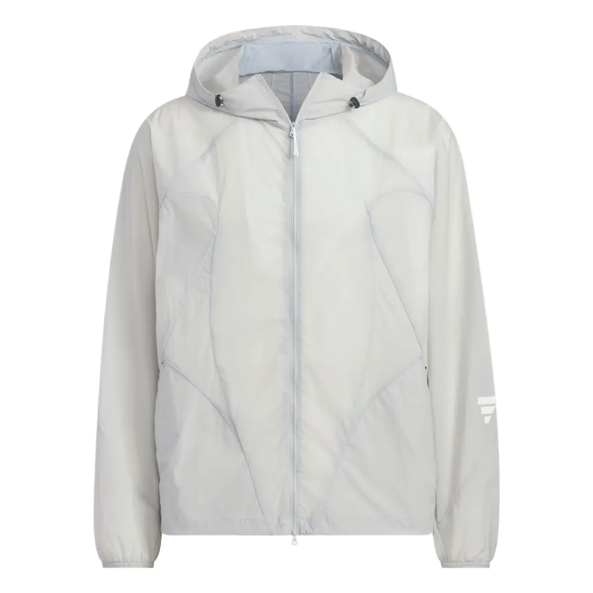 Adidas Jackets Men's Light Gray Hooded Moderate Other