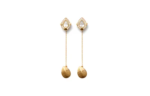 Burberry Shield pendant crystal-embellished earrings