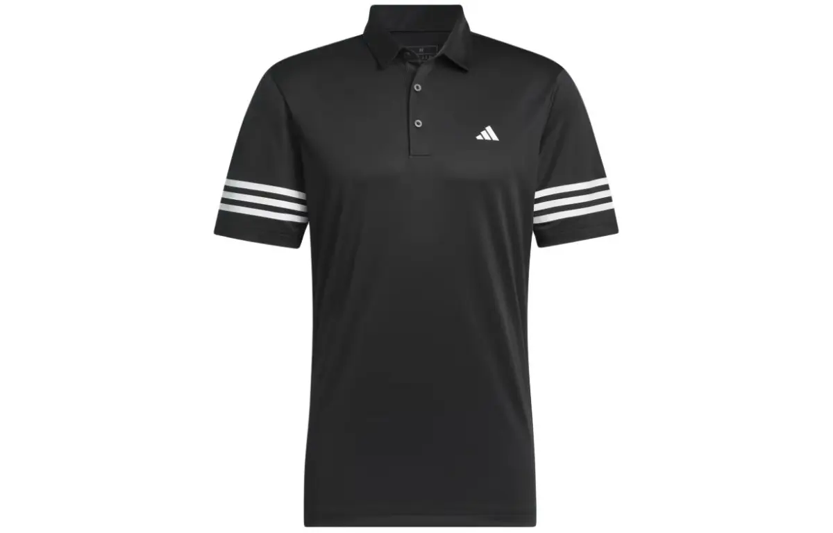 Adidas 3 Stripes Polo Shirt Polo Shirt Men's Black