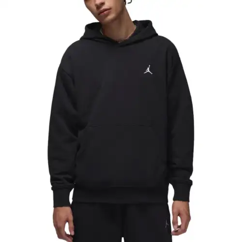 Jordan Sweatshirts Men's Black Hooded Moderate Regular