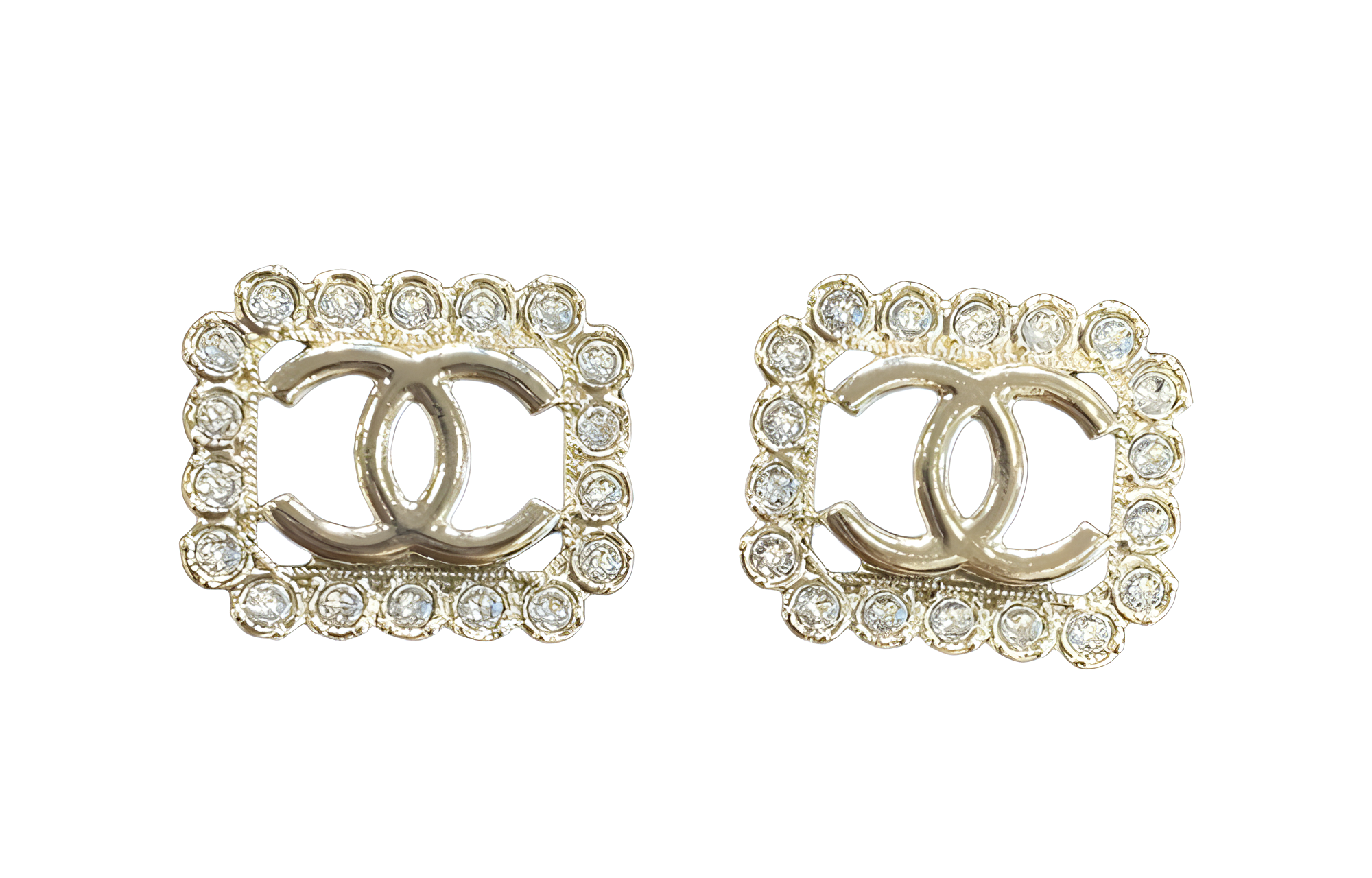 Женские серьги Chanel 23K (золотые)