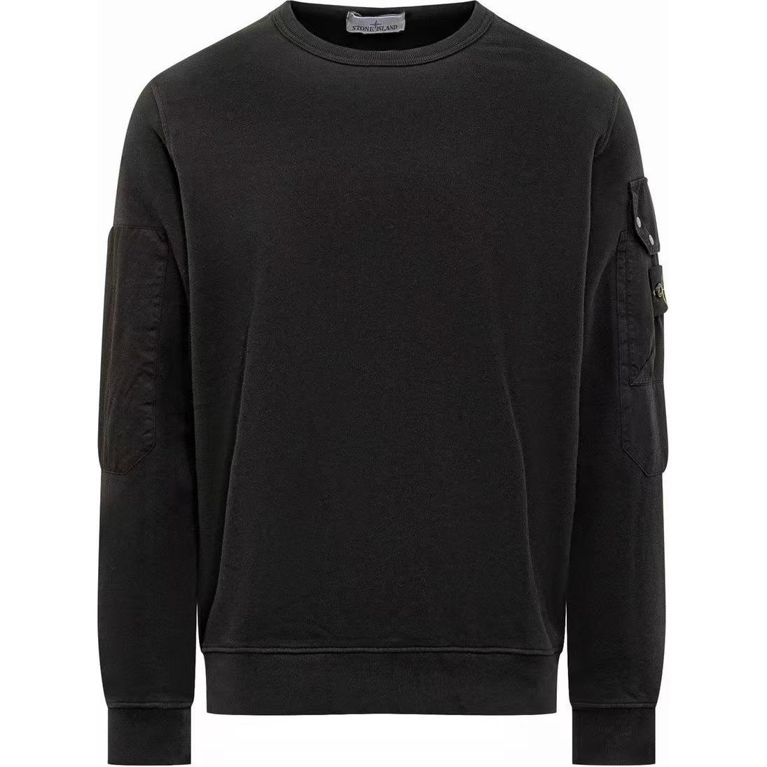 Толстовка Stone Island FW24 Crewneck (черная)