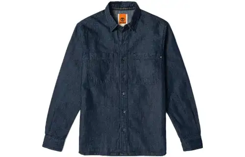 Timberland Shirt Men's Ink Wash Blue