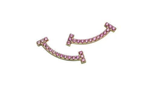 TIFFANY & CO. Earrings Unisex Rose Gold