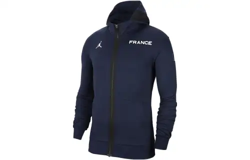Jordan France Therma Flex Showtime Sweatshirt Men's Marine Blue