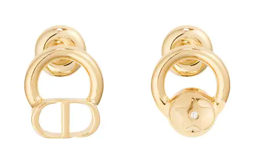 DIOR Earrings Women's Gold