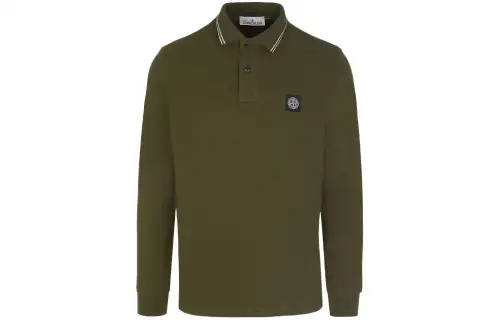 STONE ISLAND Polo Shirt Men's Green