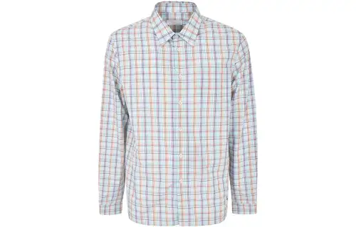 PRADA Shirts Men's Light Blue Lapel Moderate Shirt